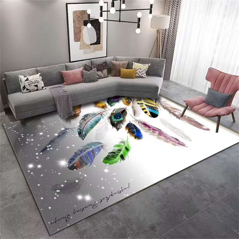 Tapis de découpe chambre gaming ado 100x160cm gris cuisine entrée