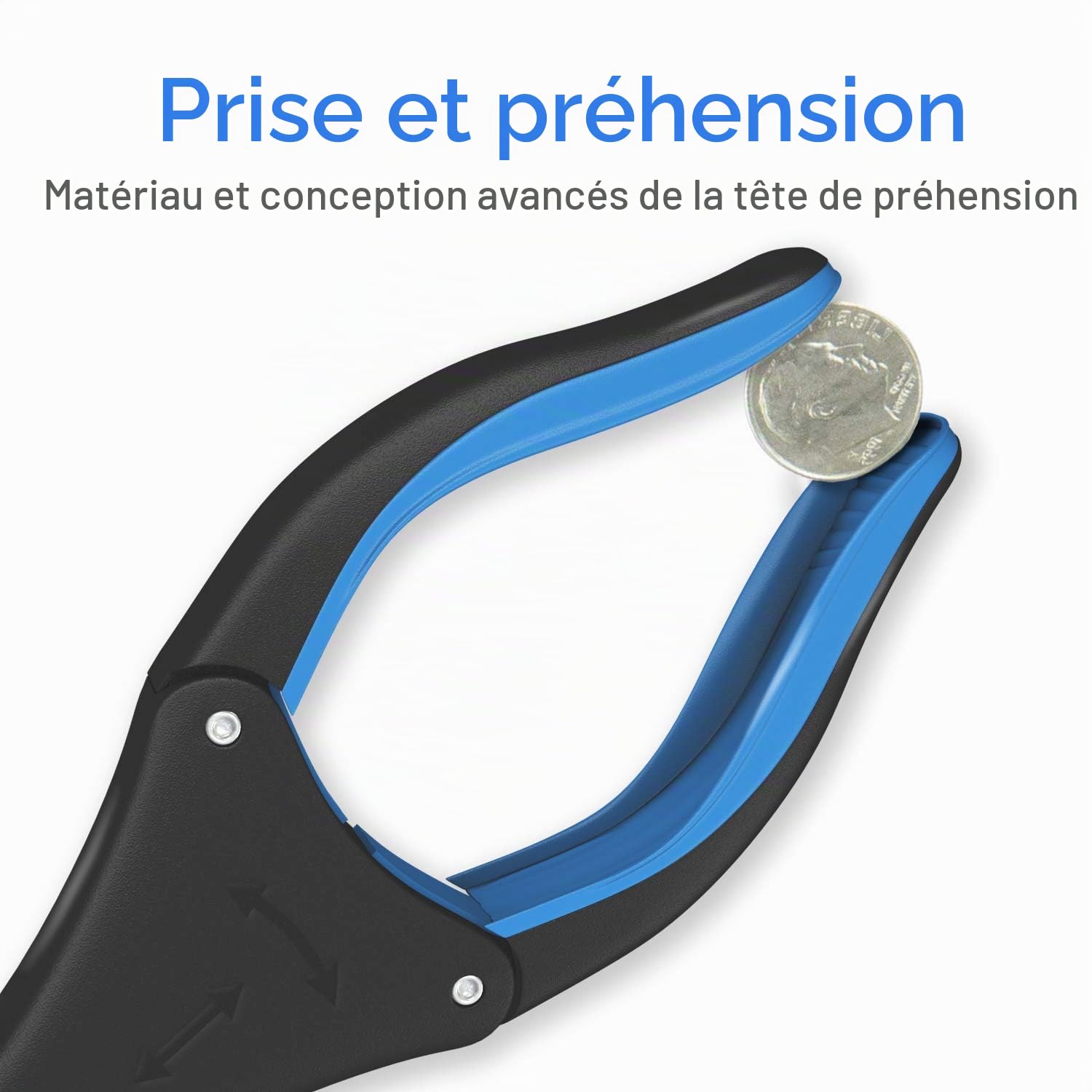 FitPlus - Outil de préhension avec aimant puissant, outil de préhension premium de 32 pouces, outil de préhension avec aimant puissant pour les personnes âgées, léger, extra long et pratique pour les