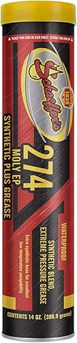 Schaeffer Manufacturing Co. 02742-029S Grasa sintética Moly EP Plus NLGI #2, 14 onzas (14 onzas Upgrade)