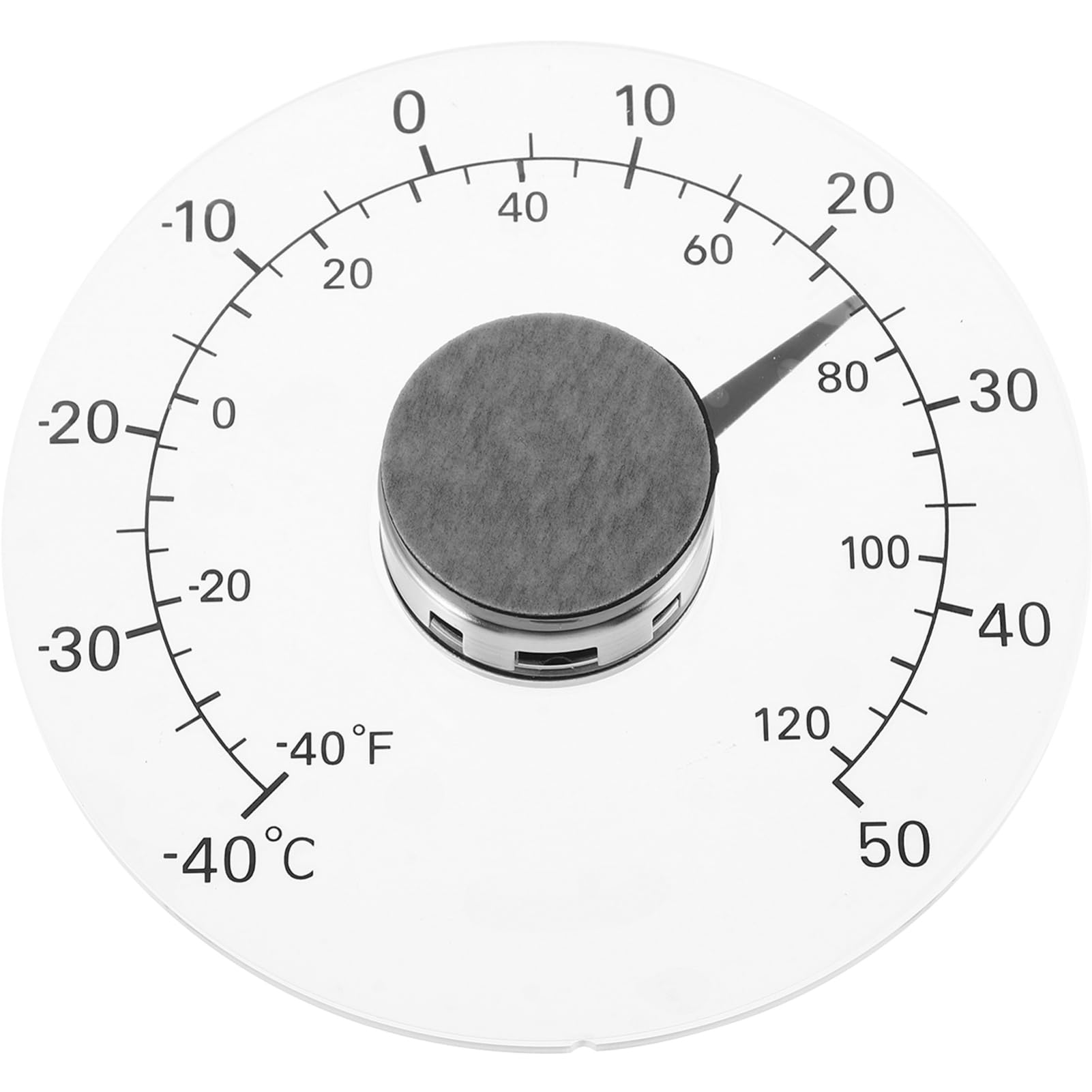 ibasenice 4 Stück Wasserdichtes Thermometer Temperatur-Thermometer im Freien Zimmer Innen für Zuhause Außenfenster Haus Plastik