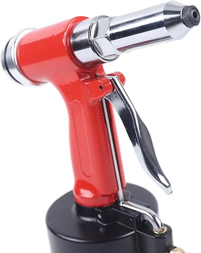 Miniatura 6 de YIYIBYUS Pistola de remache, remachadora neumática, herramienta de remache hidráulica de aire de 14 pulgadas, NPT automotriz remachadora de tuercas