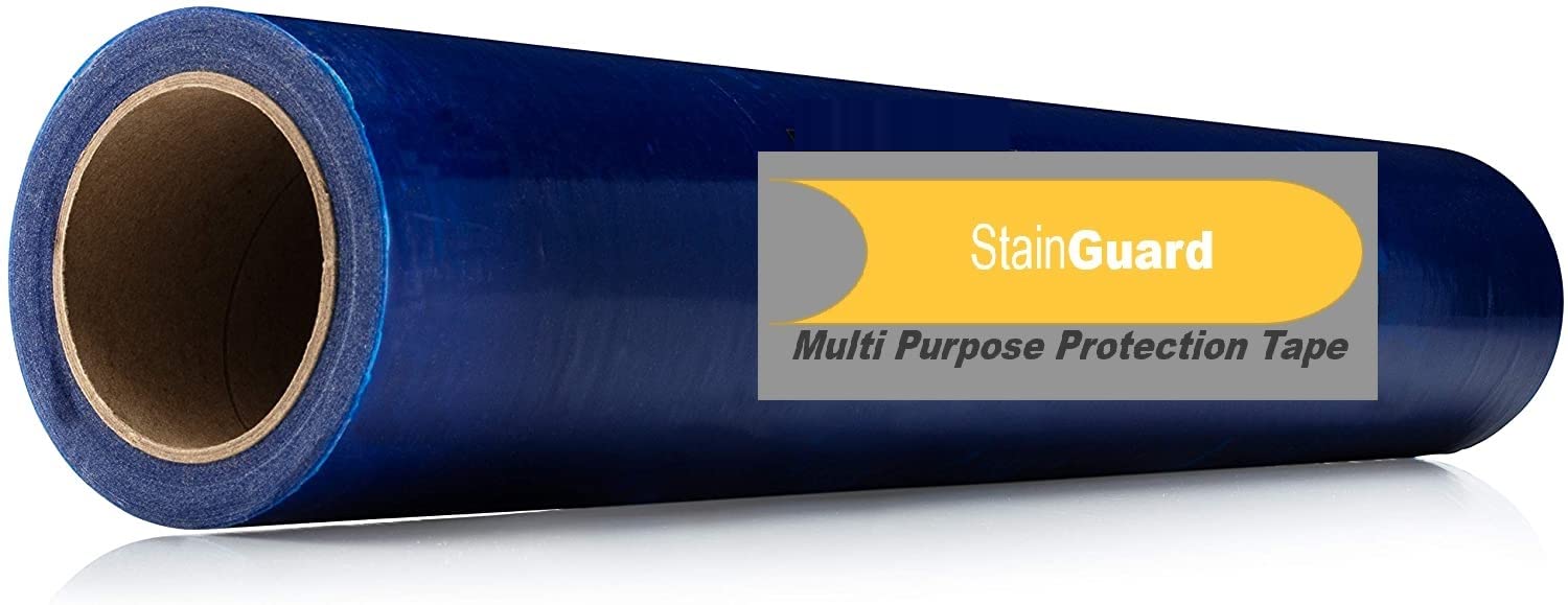 StainGaurd Floor Tile Marble Protection Tape Sheet Film 500 sqft 24" width 75 metre length Blue Self Adhesive (B09WKFWD9J) Amazon Price History, Amazon Price Tracker