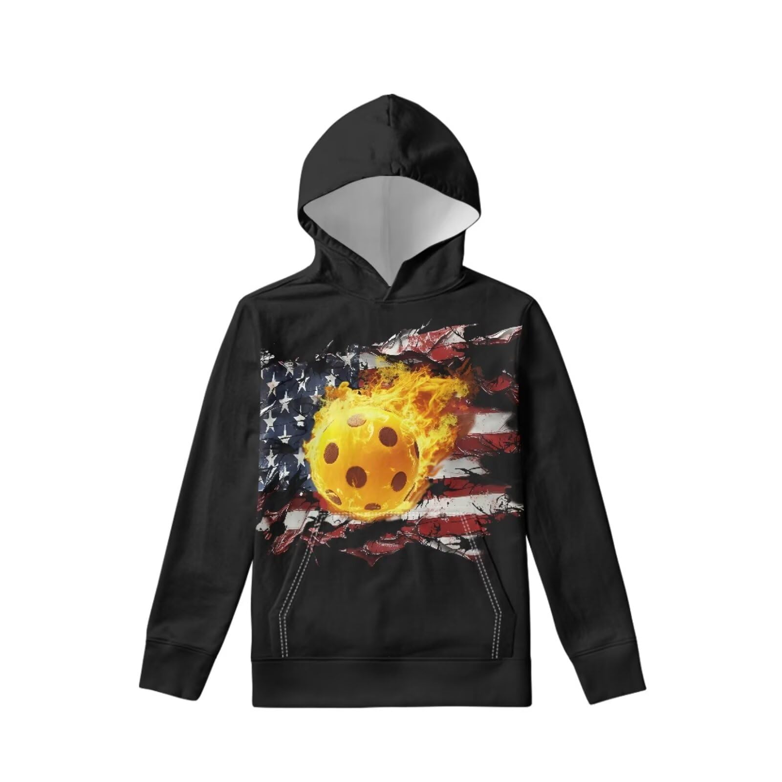 Coloranimal Girls Boys Sports Casual Long Sleeve Sweatshirts Hoodies with Front Pocket Sweater Tops Age 6-16year