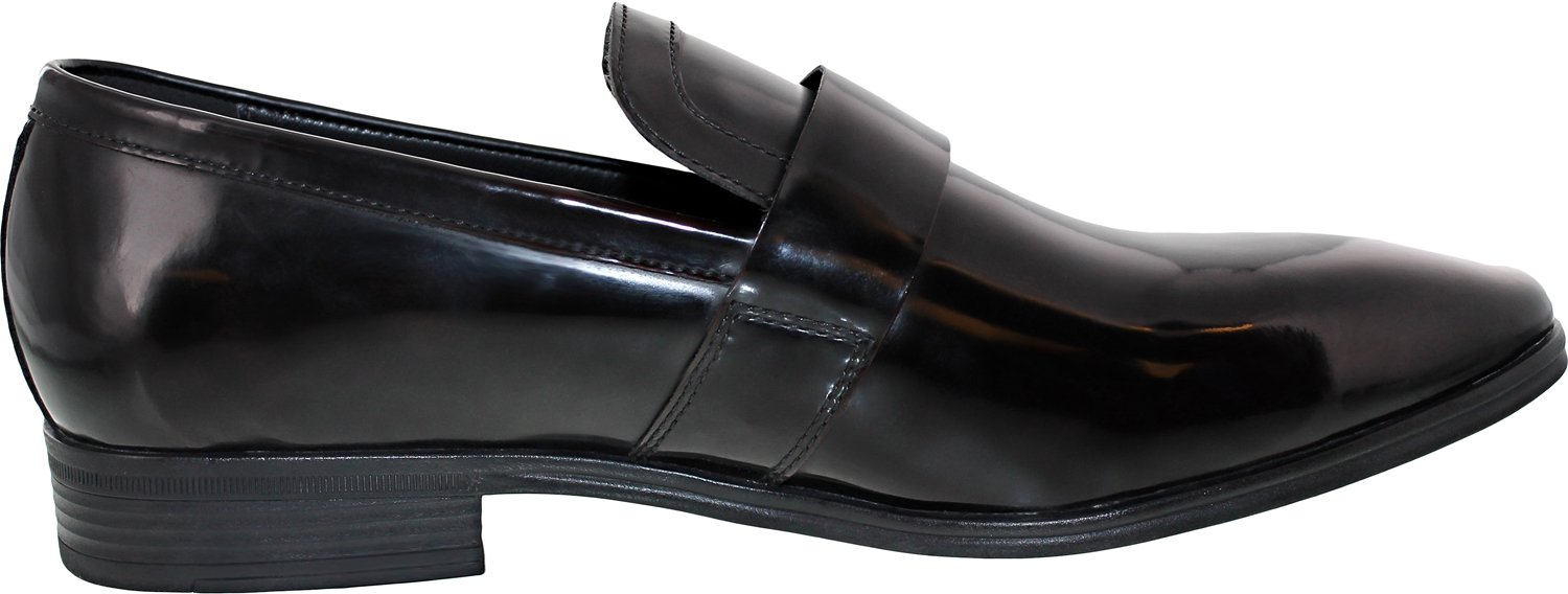 Kenneth Cole Reaction Men\'s Serve Up‎ Loafer Black Leather Size 11.5M Used 2025 WHAT A STEAL - Marc Brown Mens dress shoes. Never been worn  main image 2