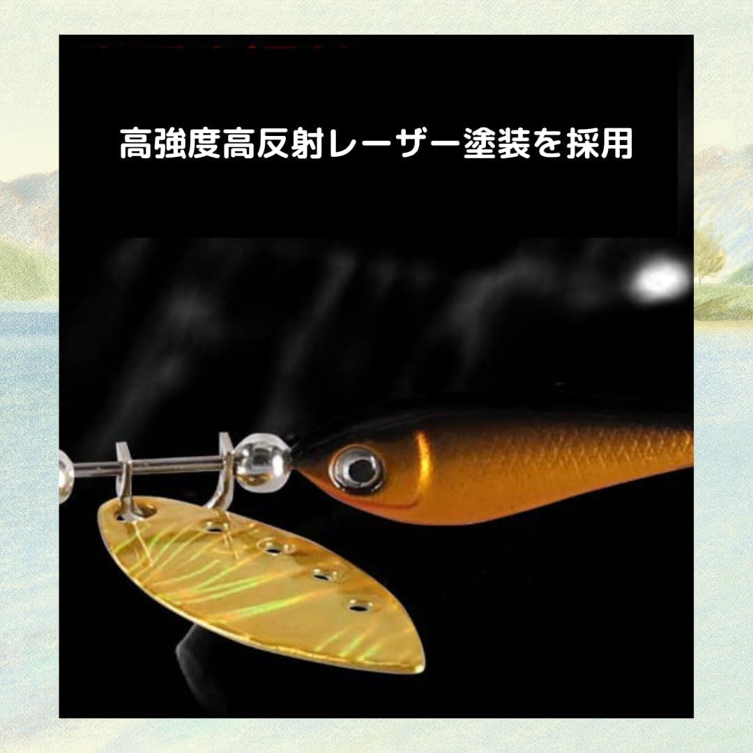 Amazon.co.jp: レイクトラウト ピロピロ 本流 スピナー 大型トラウト