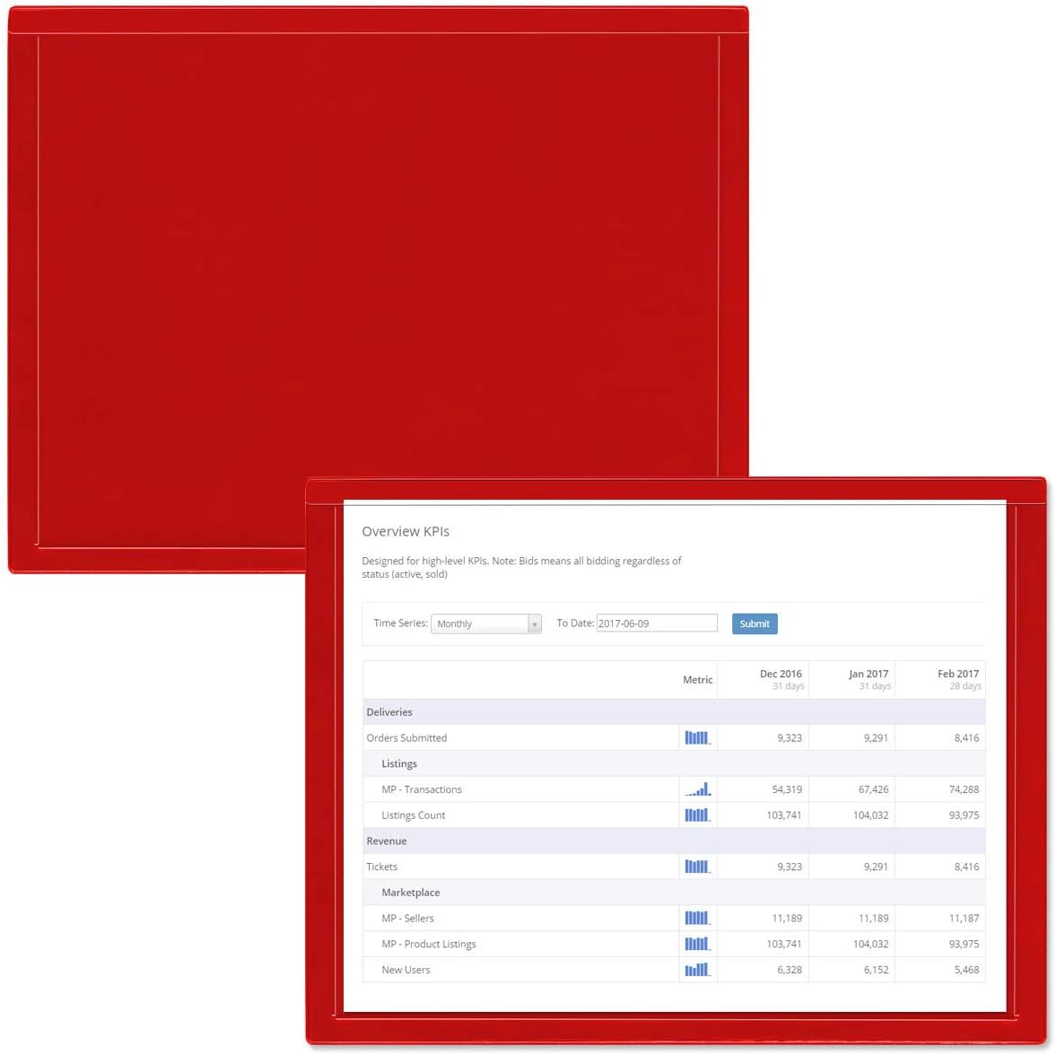 StoreSMART - Red Document Frame (Window) - Letter-Size Pages - 100-Pack - R282PQR-100