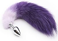 Vista 2 de Faux Fur Purple Dreams Butt Plug Tail