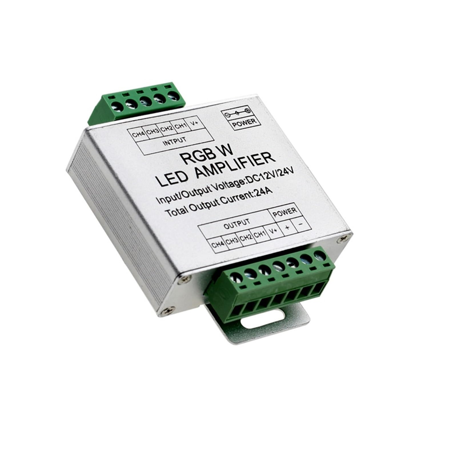 DC5V-24V 24A 30A 32A LED RGBCCT/RGBW/RGB Amplifier for Strip Power Repeater Light Controller(RGBW 24A)