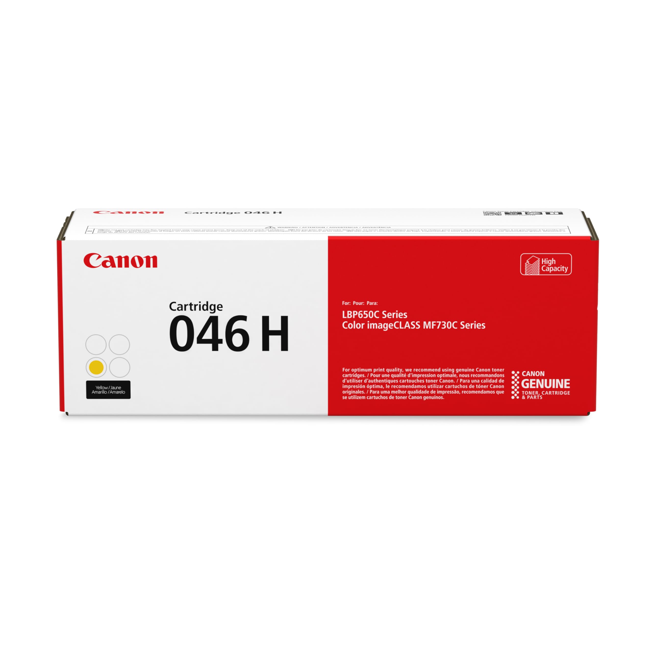 Canon トナーカートリッジ 046 Hイエロー Amazon.com: Canon Genuine 046 Yellow Toner Cartridge High