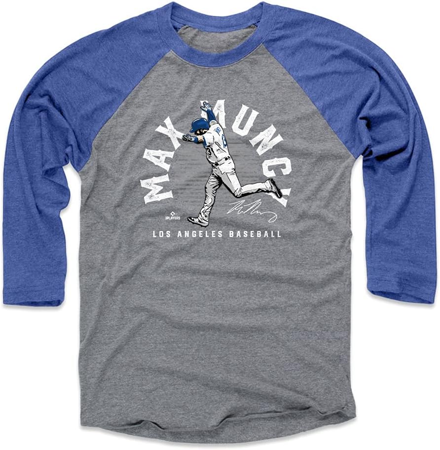 500 LEVEL Max Muncy 3/4 Sleeve Raglan T-Shirt - Max Muncy Emblem