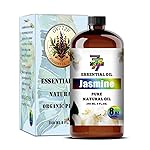 Jasmine Essential Oil (8 oz / 240 ml) - Jasmine Oils for diffusers, humidifiers, Home Baths, Cleaning Products, Yoga, DIY Soaps and DIY Scented Candles