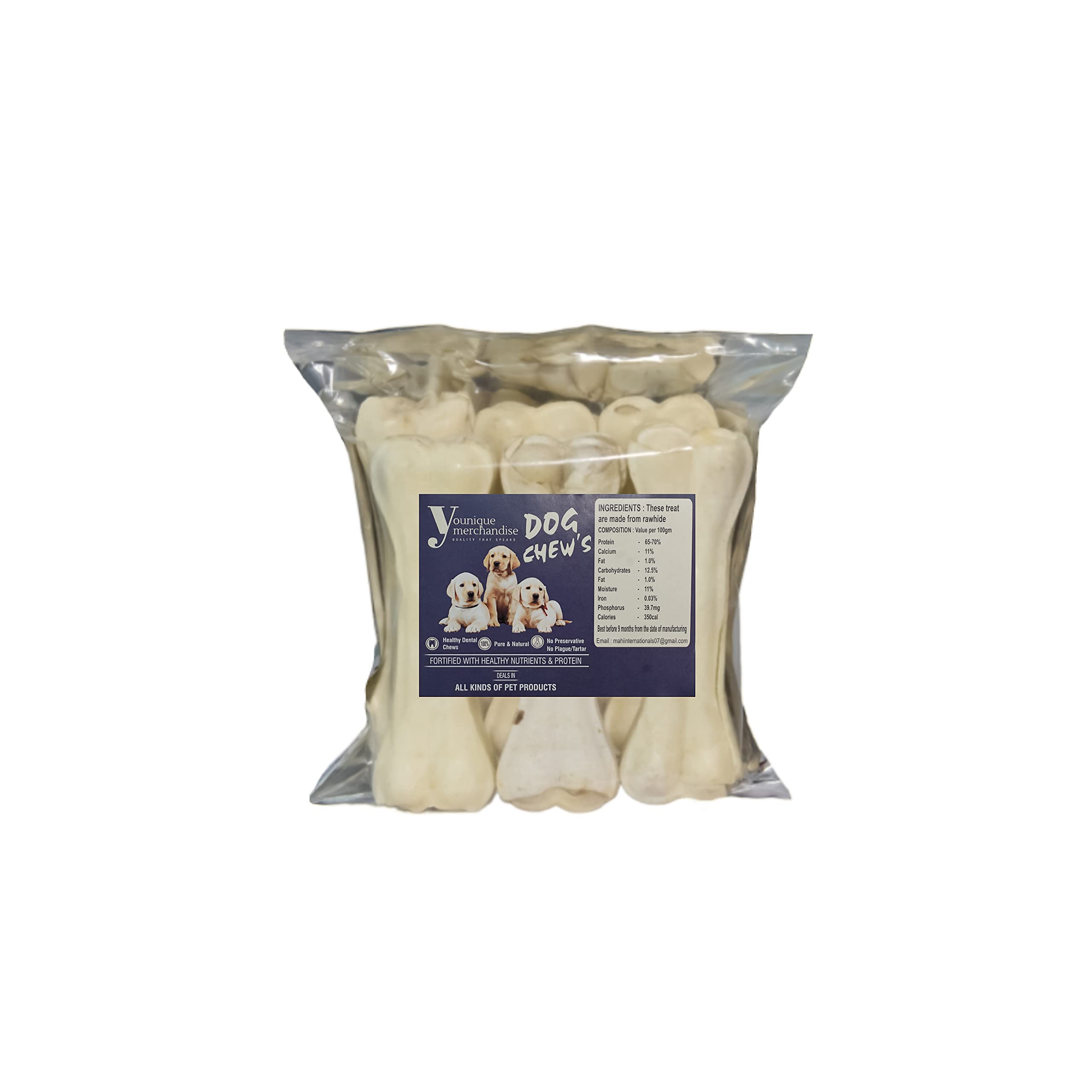 See full amazon price history chart for YOUNIQUE MERCHANDISE 5 Inch Rawhide Calcium Pressed Dog Chew Long Lasting Bone for Dogs Makes Teeth and Gums Healthy (Pack of 2) YOUNIQUE MERCHANDISE 5 Inch Rawhide Calcium Pressed Dog Chew Long Lasting Bone for Dogs Makes Teeth and Gums Healthy (Pack of 2) (B0CW6329GP) Amazon Price History, Amazon Price Tracker