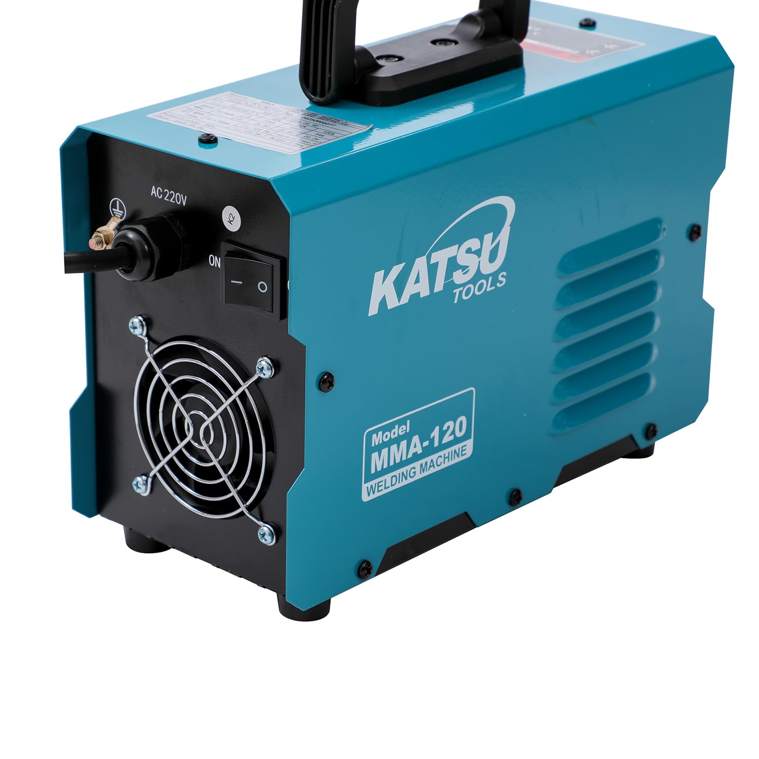 KATSU Tools Mini Saldatrice Inverter IGBT MMA 120A – Saldatrice ad Arco Portatile 2 in 1 Lift TIG/Elettrodo – Display Digitale – Per Uso Domestico ed Esterno