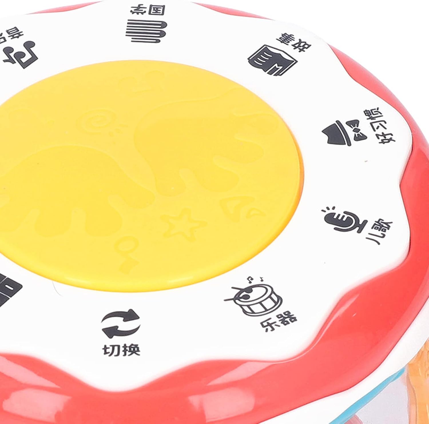 Pilipane Baby Rotating Light Up Musical Projector Toy 360° Rotating Crawling Learning Early Education Toy with Colorful Lights and Melodies for Infants Toddlers Safe ABS Material