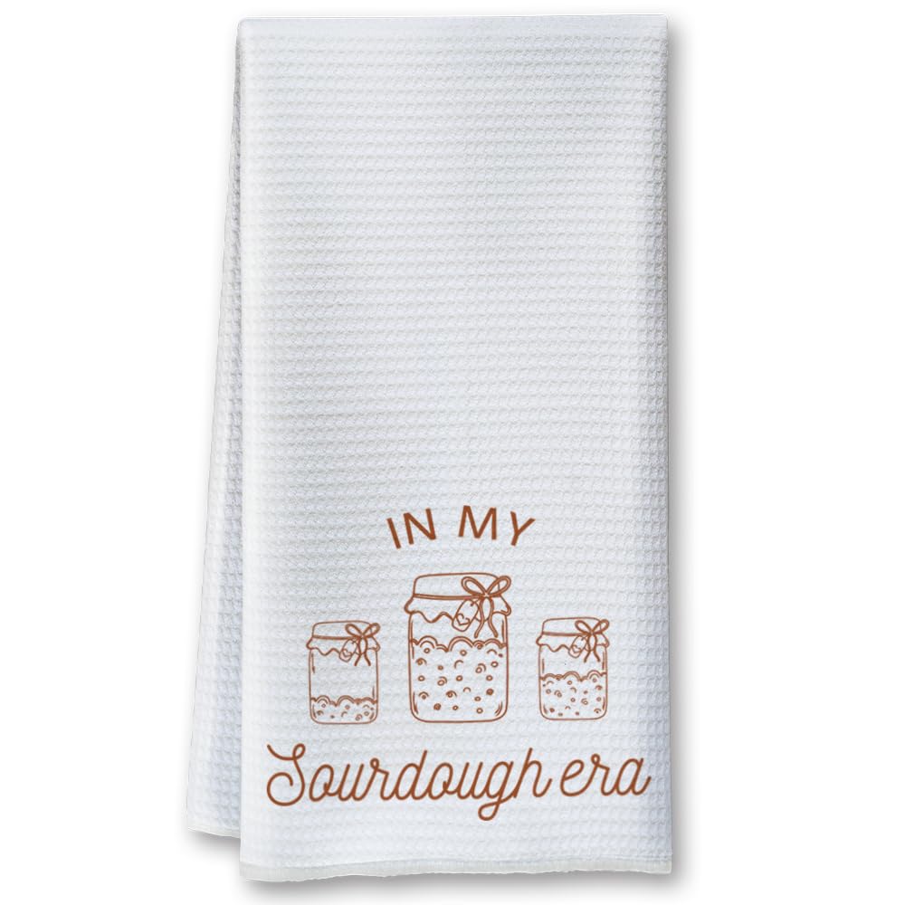 Gououoii Sourdough Starter Bread Baker Towel - Baking Gift - Funny Gifts for Bakers Women - Bread Towels - Tea Towels for Baking Sourdough 16 x 24