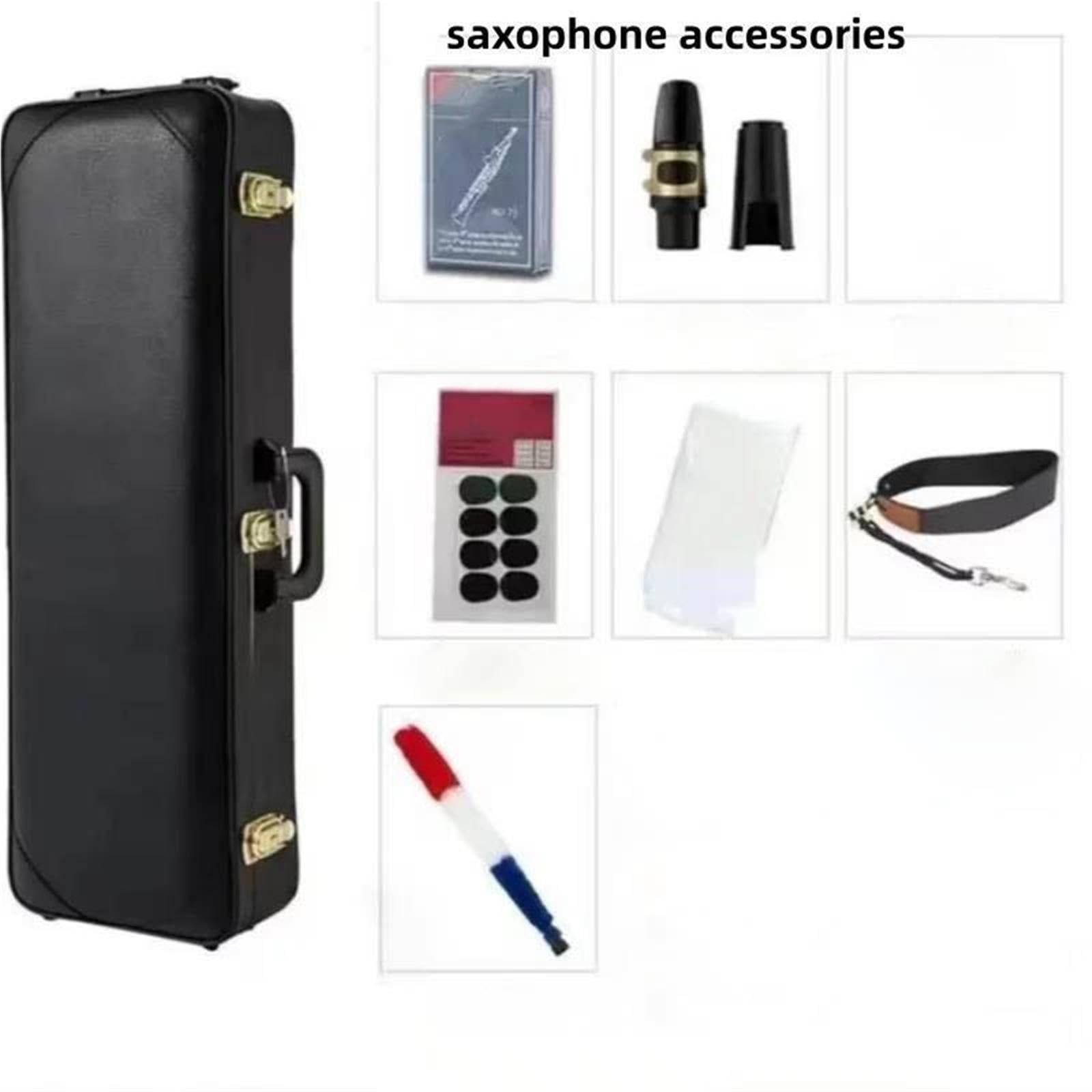 Profesional Saxofón Saxofón Saxophone Si Bemol Plateado