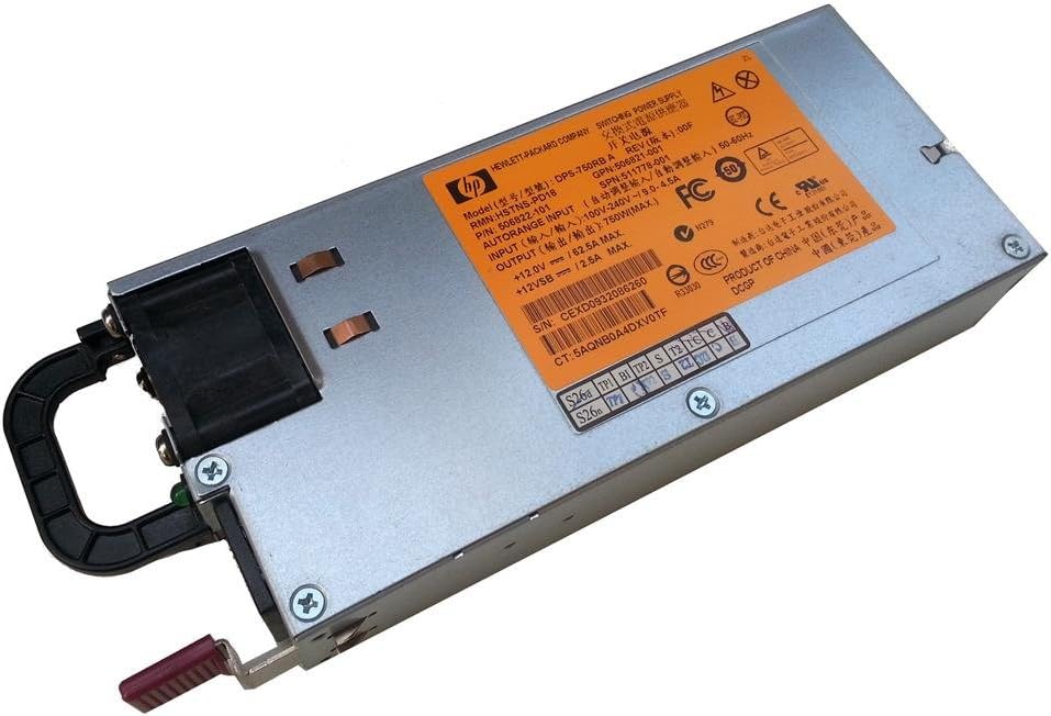 HP PROLIANT DL380 / ML370 G6 750 WATT 750W POWER SUPPLY 506822-101 511778-001