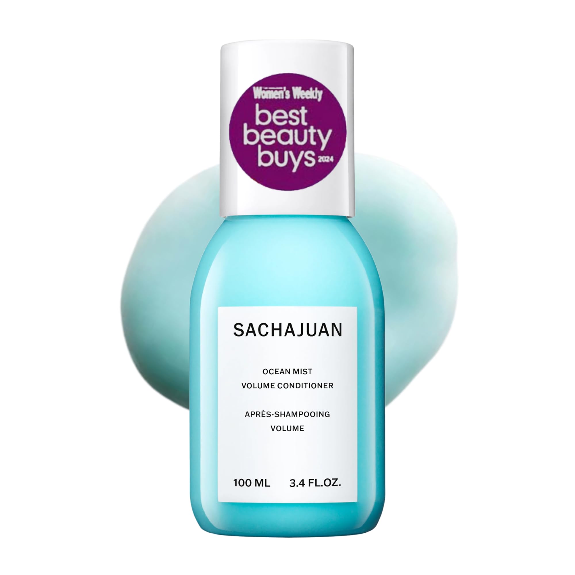 SACHAJUAN Ocean Mist Volume Conditioner 100ml, For Volume, Texture & Strength. Perfect For Fine Hair With Ocean Silk Technology. Leaves Hair Shiny and Strong, Free From Parabens.
