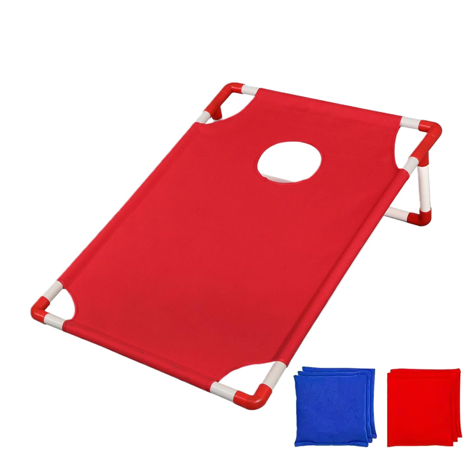 Jeu De Cornhole,Set De Jeu Léger Cornhole | Jeu Portable Gain De Place avec Sac De Rangement pour Jardin Camping Plage Intérieur Extérieur