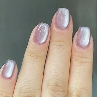 ネイルチップ 紫 ショート つけ爪 ギャル 韓国 かわいい 地雷系 手作りパープル シンプル バレリーナ (パープル1, ショート)