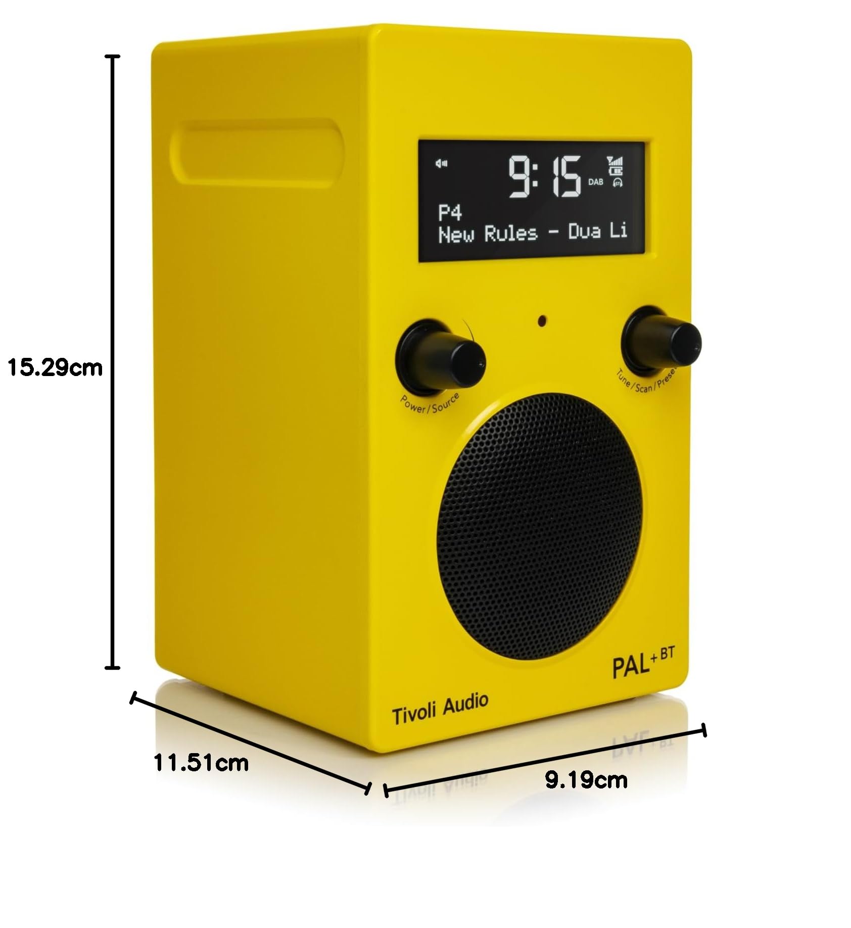 Tivoli Audio PAL BT イエロー Custom PAL BT – Tivoli Audio