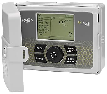 Orbit B-hyve Smart Indoor/Outdoor Sprinkler Controller - 12-Zone - App Controlled Smart Controller with Custom Irrigation Schedules - Weatherproof Multi-Zone Sprinkler System - 57950