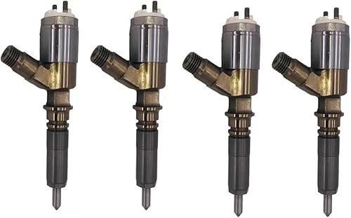 Nuevo inyector de combustible diesel 4pcs 2645A746 320-0677 compatible con Caterpillar CAT Perkins Engine C4.4 C6.6 1104D 1106D Excavadora 320D 320D