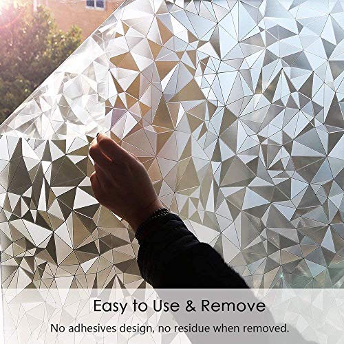 Niviy J0000027E 3D No Glue Static Cling Window Films Privacy Cut Glass Window Sticker thumb #1