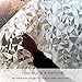NIVIY Window Privacy Film 3D No Glue Static Cling Frosted Glass Window Film for Bathroom Office Kitchen Door Decor, Heat UV Blocking Window Coverings 17.7