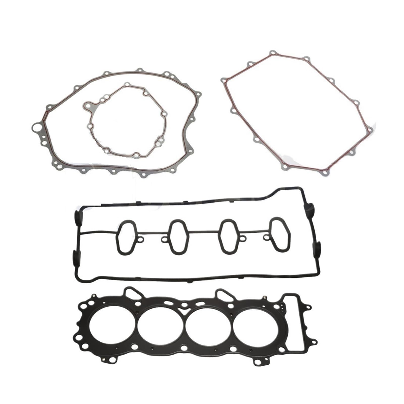 Komplet uszczelek silnika pasujący do silnika HONDA CBR1000RR 2004-2007, głowicy cylindra, sprzęgła, osłony magneta, miski olejowej i sitka.(Full Gasket Set)