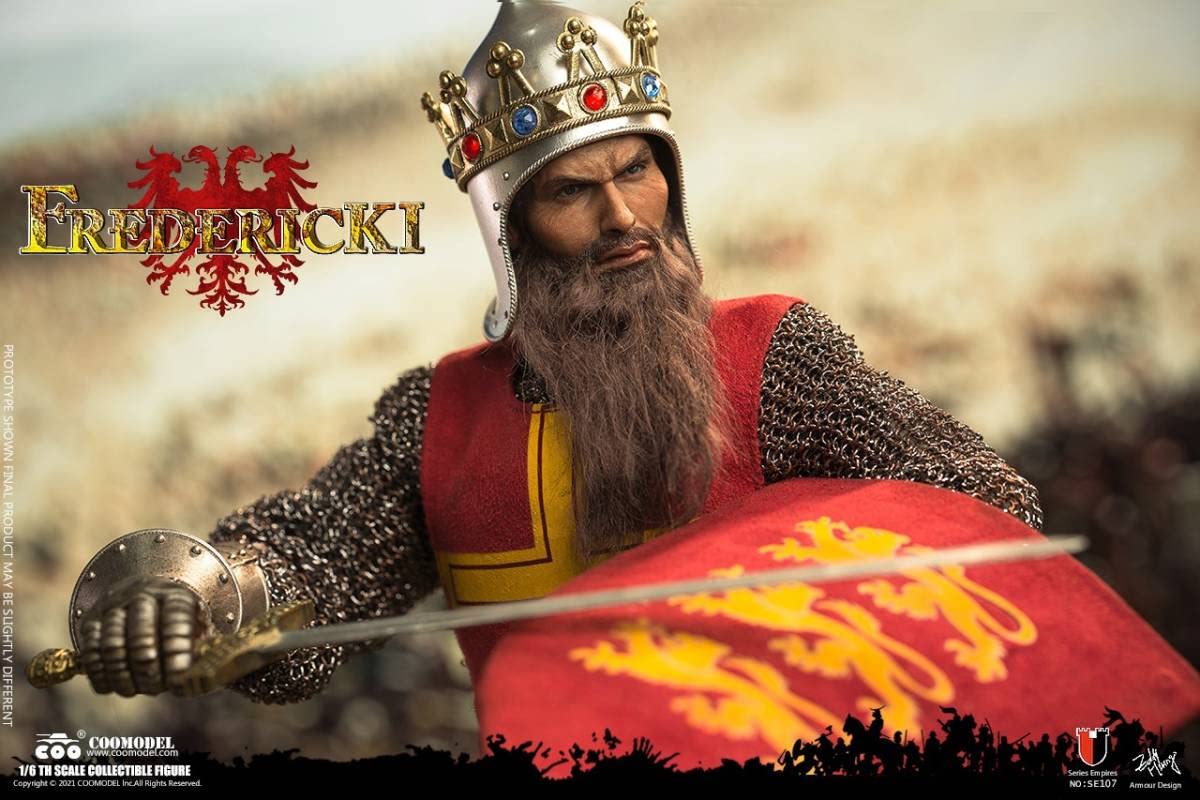 COOMODEL 1/6 神聖ローマ皇帝 フリードリヒ1世 スタンダード.Ver COOMODEL 1/6 SE107 神聖ローマ皇帝 フリードリヒ1世
