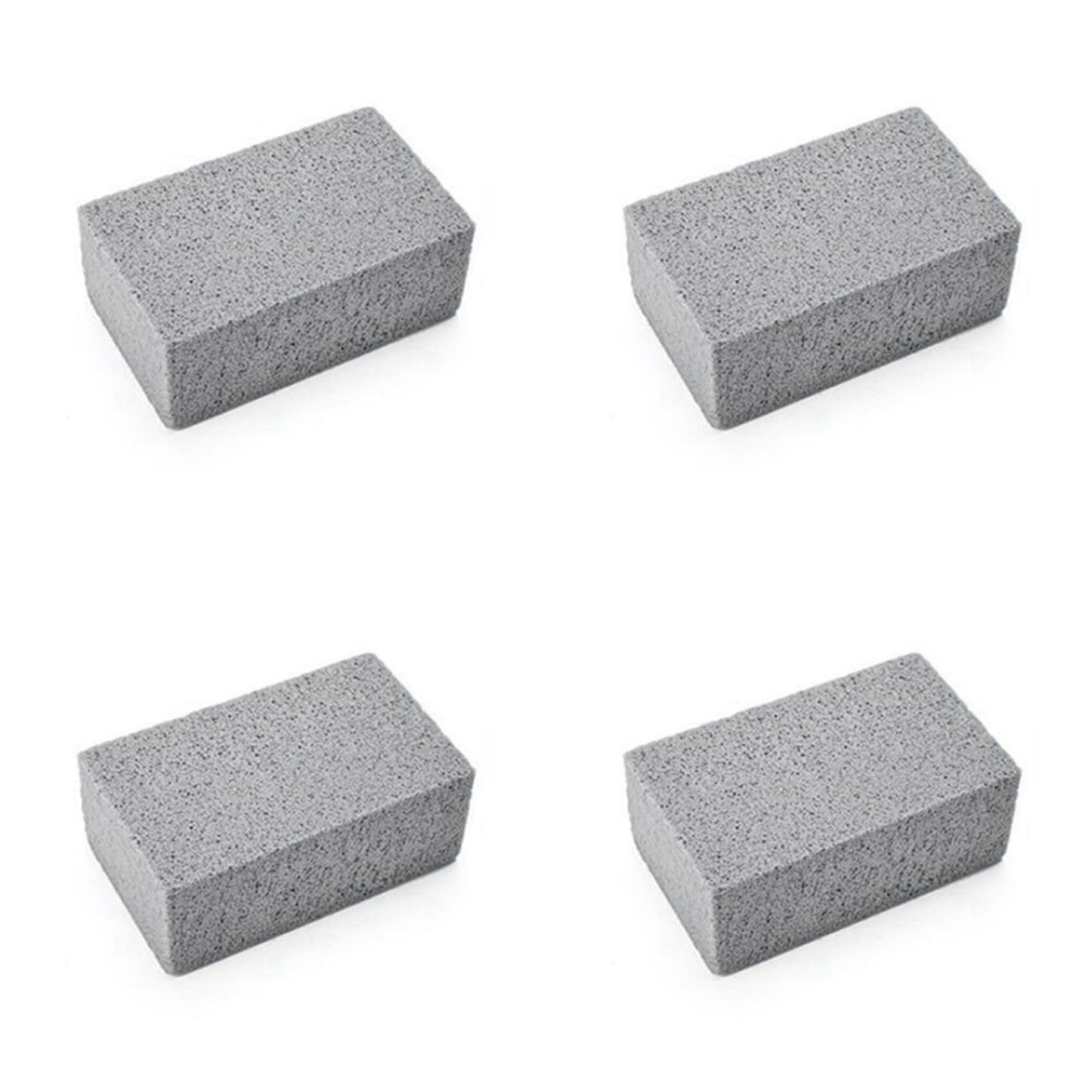 Hndhbfgrt 4X BBQ Grill Cleaning Brush Brick Block Barbecue Cleaning Stone Pumice Brick for Barbecue Rack Outdoor Kitchen BBQ Tools