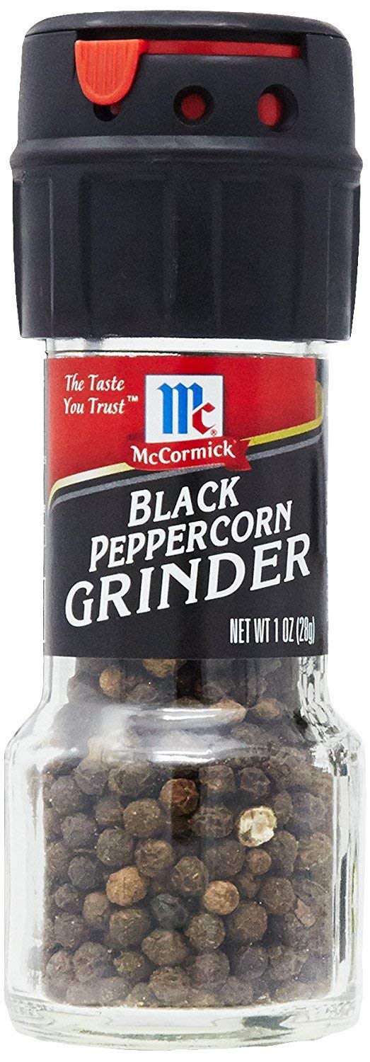 Case of McCormick Black Peppercorn Grinder (6 Total)