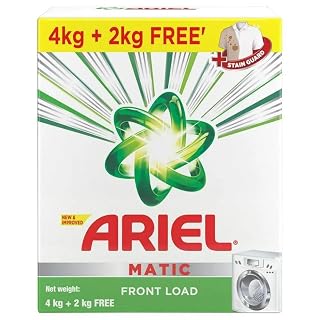 Ariel Matic Front Load Detergent Powder Box - 6 Kg