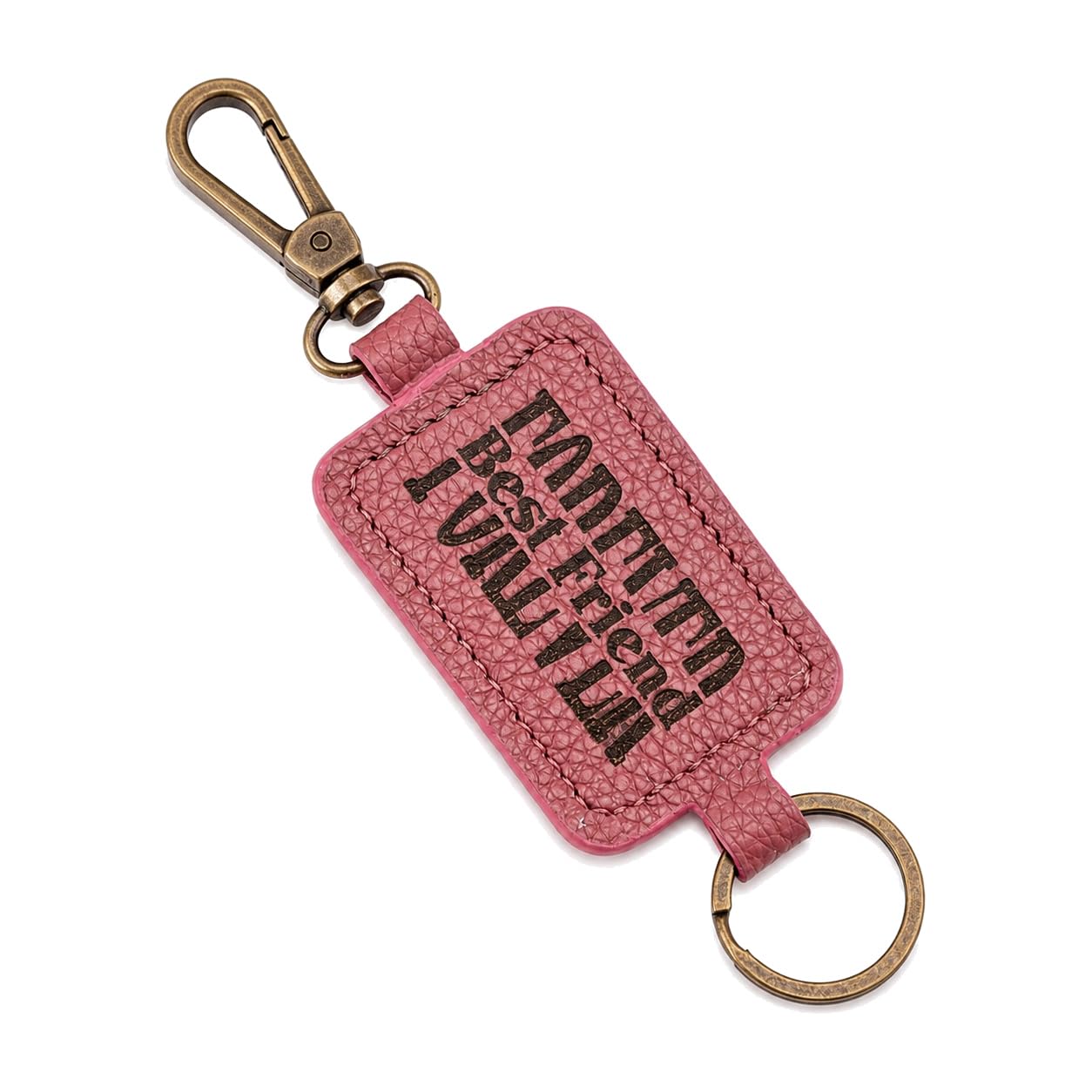 Personalizado Amigo Cuero llavero Acero Inoxidable Nombre Fecha llaveros Para Amigos hechos a mano