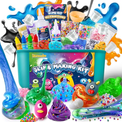 Monster Slime Kit Galaxy Slime pour Filles et Garçons de 6 à 12 Ans