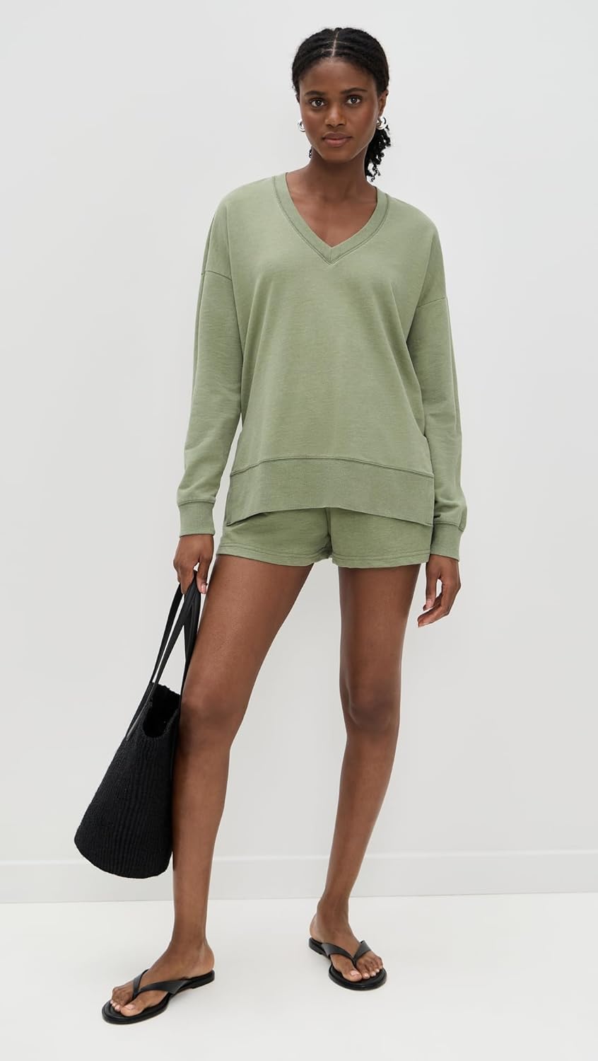 Z SUPPLY Women's V Neck Weekender Sweatshirt - Image 3