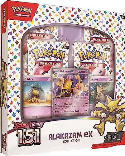 Pokemon TCG Scarlet & Violet 151 Alakazam ex Box