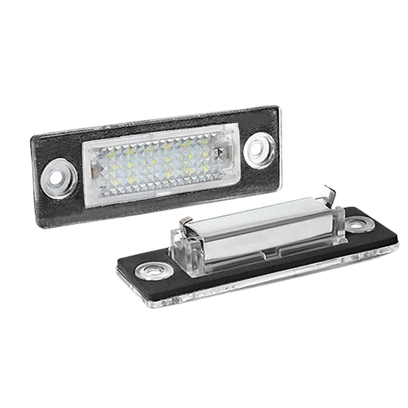 Luces matrícula coche LED evitan multas por bombilla fundida en VW Caddy 2K 8