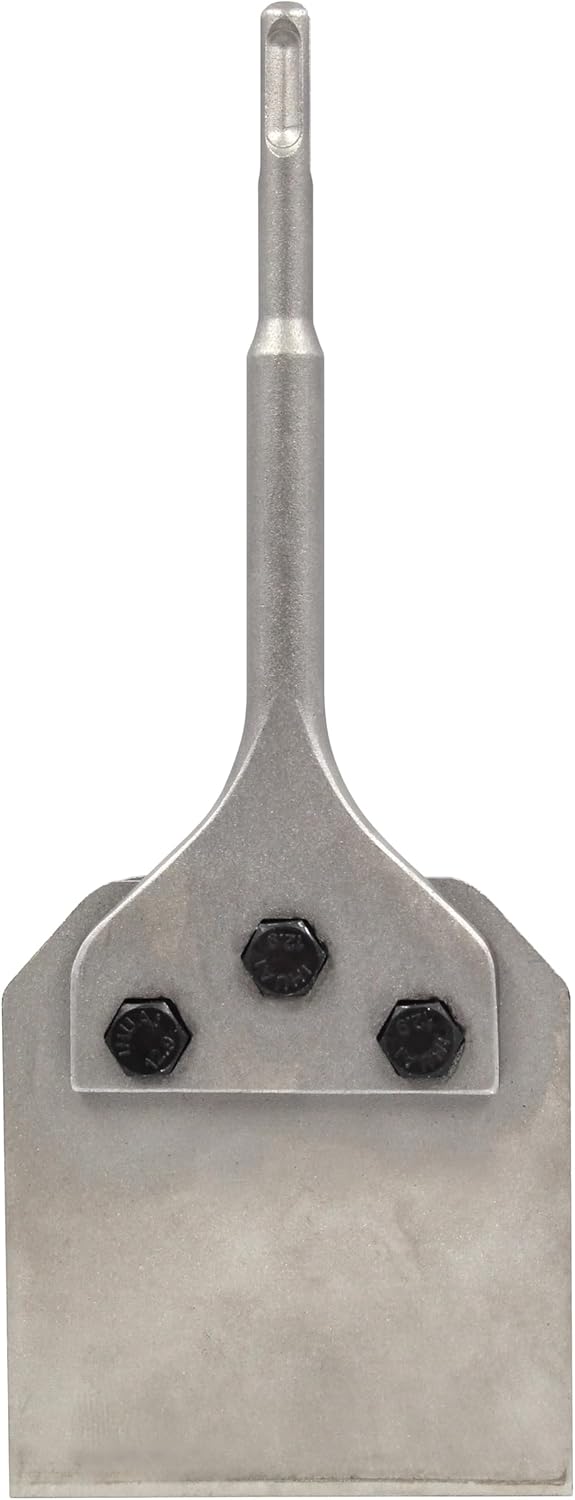 Faithfull SDS Plus Tile & Floor Scraper, 265mm x 100mm, for Scraping & Removing Adhesives, Paint & Soft Plaster from Floors & Walls