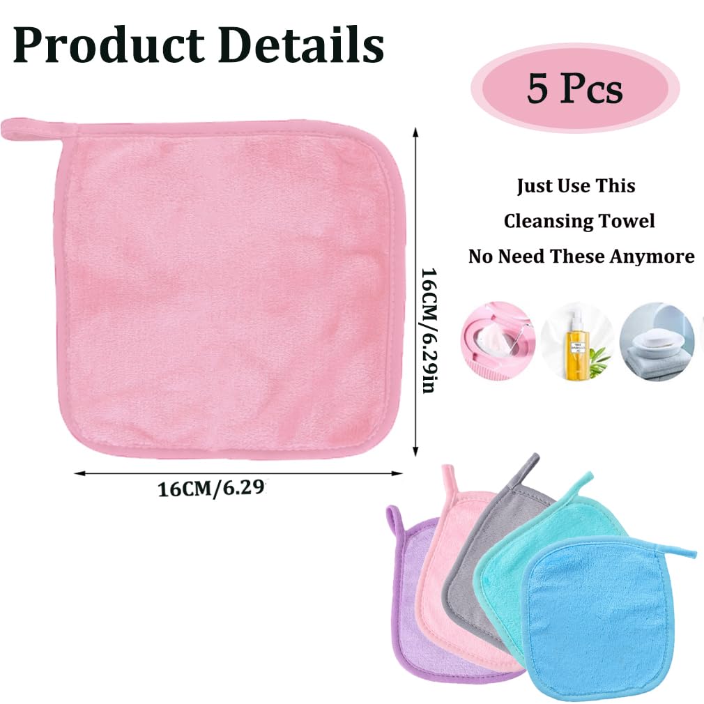 5 Pcs Make Up Remover Cloth - Image 2