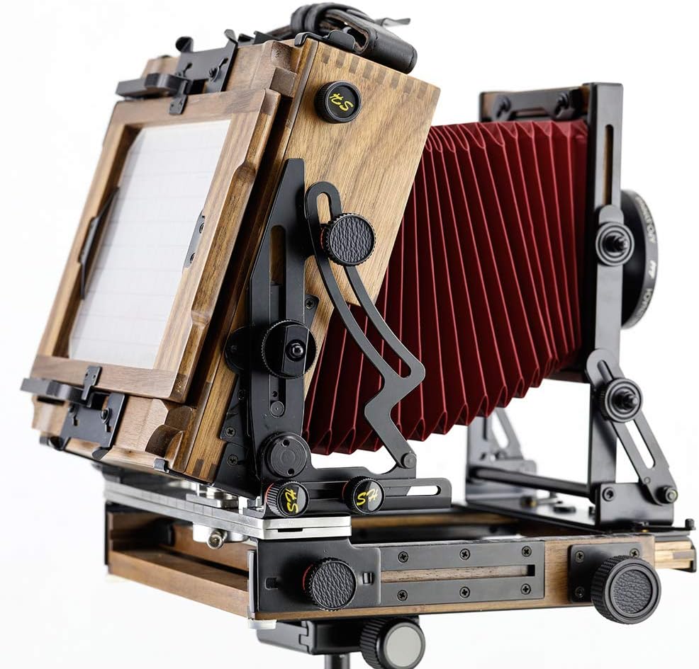 Shen Hao SH HZX 45-F Walnut Wood 4x5 Field Folding Large Format Film Camera