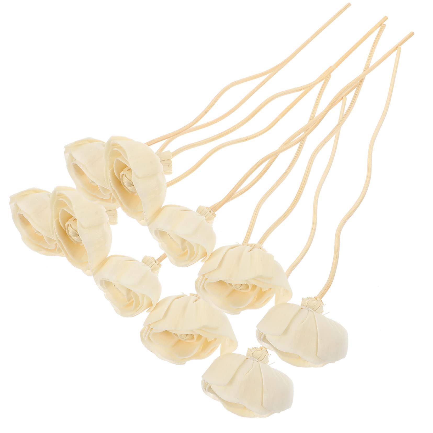 POPETPOP 3 Series Varillas Difusoras De Aromas con Flores Decorativas Y Aromáticas para Hogar SPA Y Oficina 10 Piezas*3