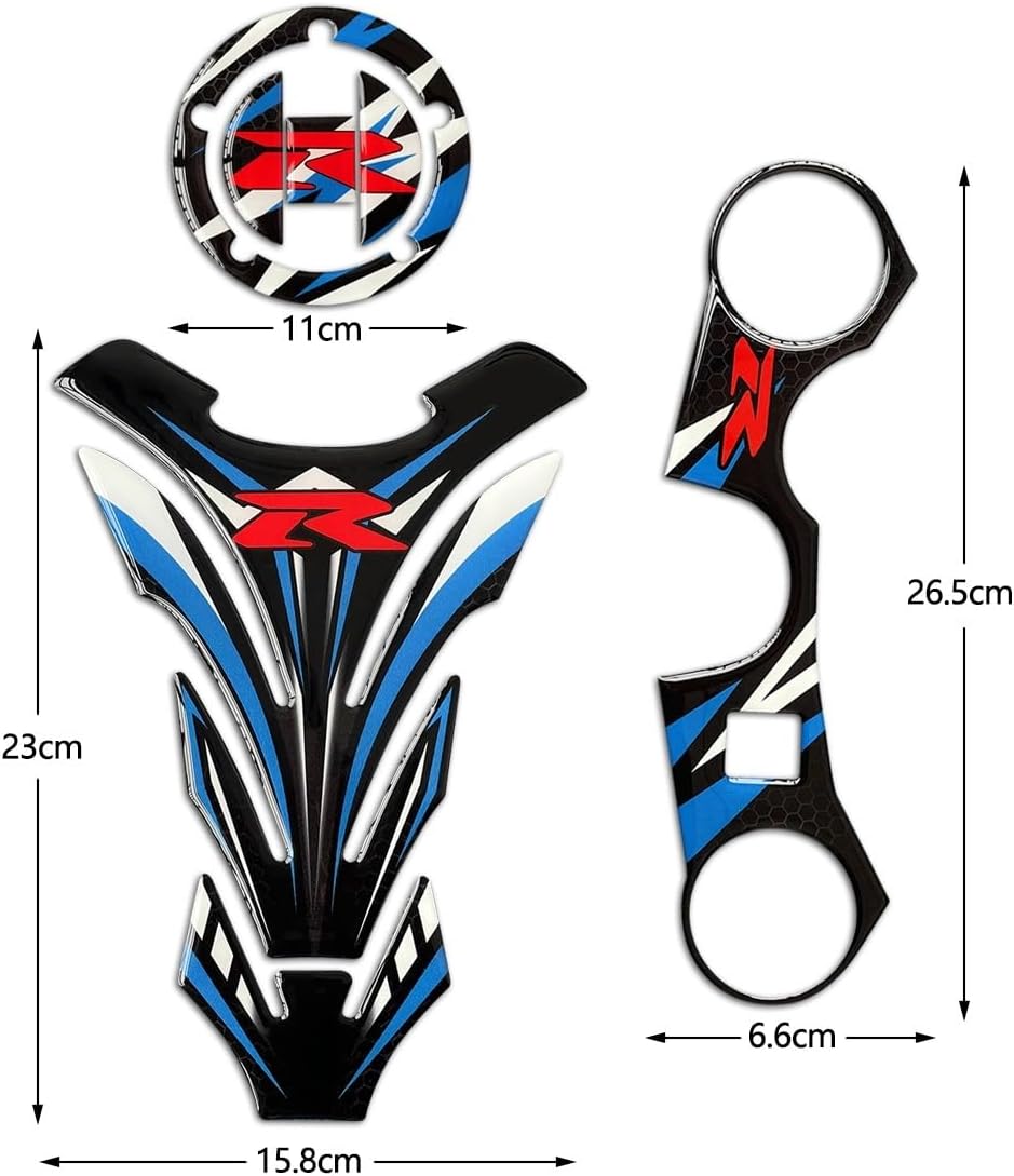 Motorcycle Tank Pad Stickers Fuel Tank Cap Motorcycle Accessories Non-Slip Decals for for GSX250