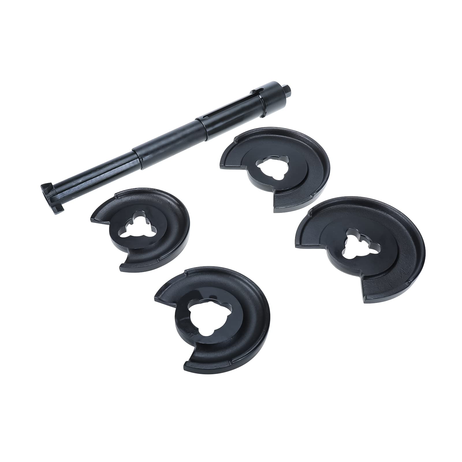 BOOMSTART Juegos de Herramientas para Coche Kit de Compresor de Muelle Kit de 5 Piezas Juegos de Herramientas de Tensor de Muelles Interiores