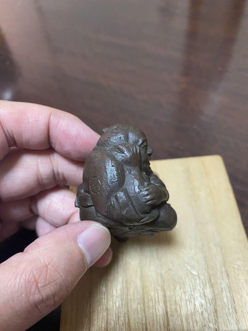Amazon.co.jp: 備前 置き根付 侍 焼物 : 食品・飲料・お酒