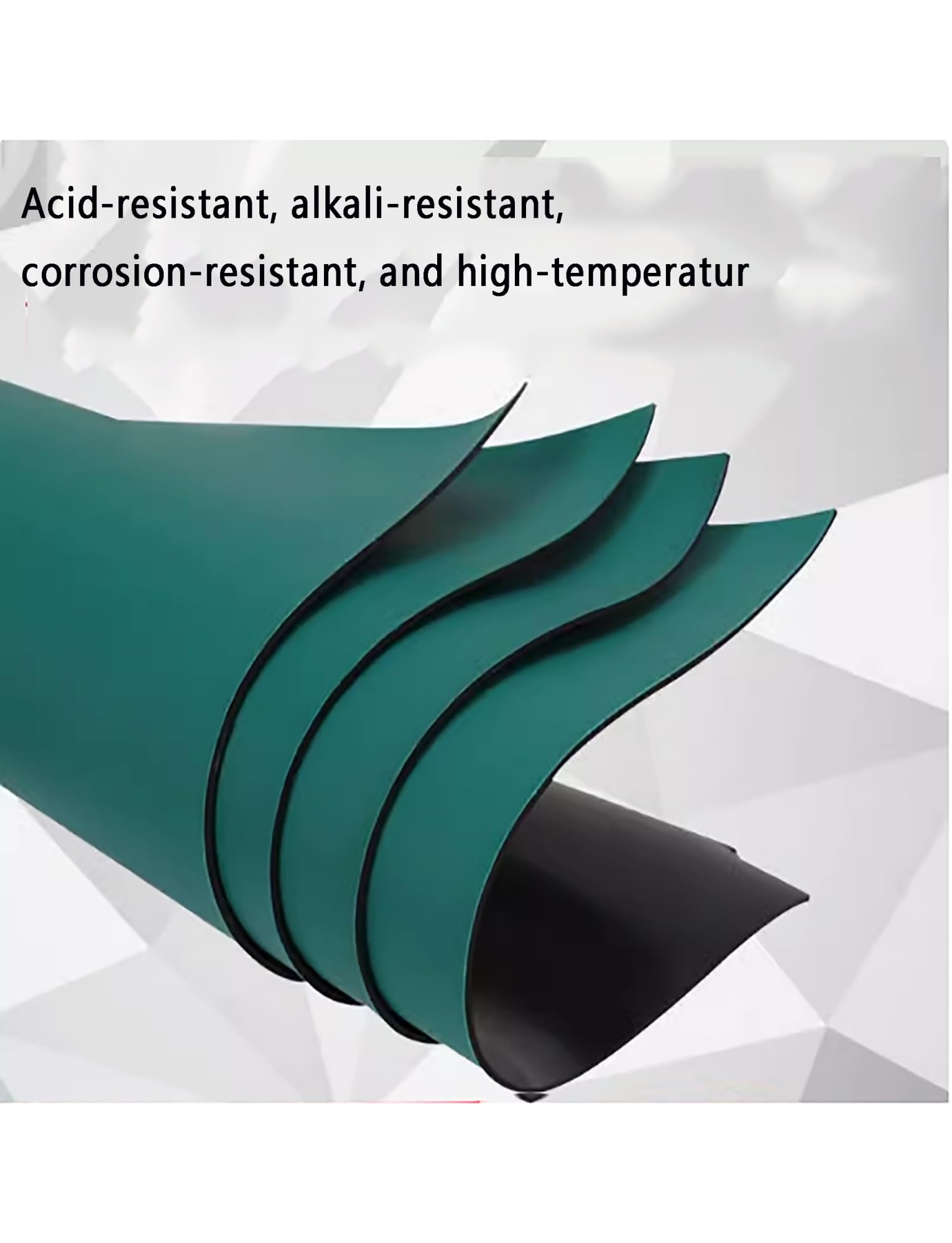 Estera grande del banco de trabajo de la soldadura Alfombrilla de soldadura de caucho conductor de PVC ESD en varios tamaños(60x250x0.2cm)