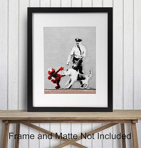 Miniatura 2 de Arte callejero de arresto policial, decoración de pared de graffiti, póster de 8 x 10 pulgadas, decoración del hogar para sala de estar, oficina,