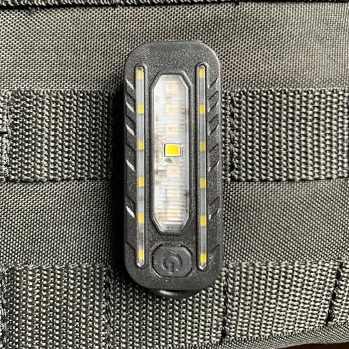Lampe Gilets Tactique MOLLE Torche à Clip – 5 Modes d’Éclairage Autonomie 8h – Boîte Rangement & Accessoires Idéale Fdo, Police, Gendarmerie, Sapeurs Pompiers, Sécurité, SUGE, DOUANE