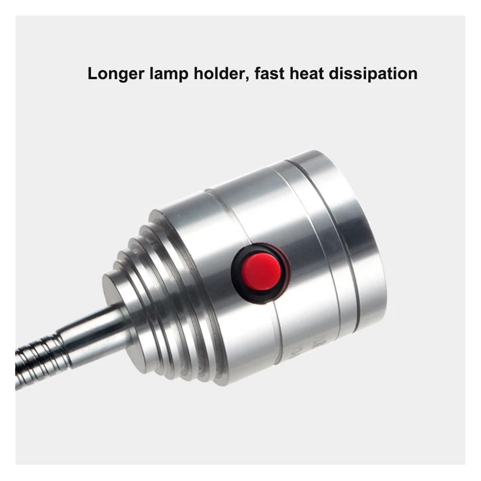 Tokarka światło robocze LED obrabiarka, lampa robocza 110 V, 220 V, jadeitowa lampa do rzeźbienia, przemysłowe oświetlenie punktowe, lampa stołowa, 1 W, 3 W, 5 W (3 W, 500 mm UK)